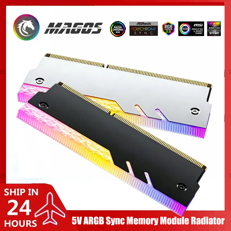 Ddr3 Ram - Radiator pamięci komputera stacjonarnego 5V ARGB,