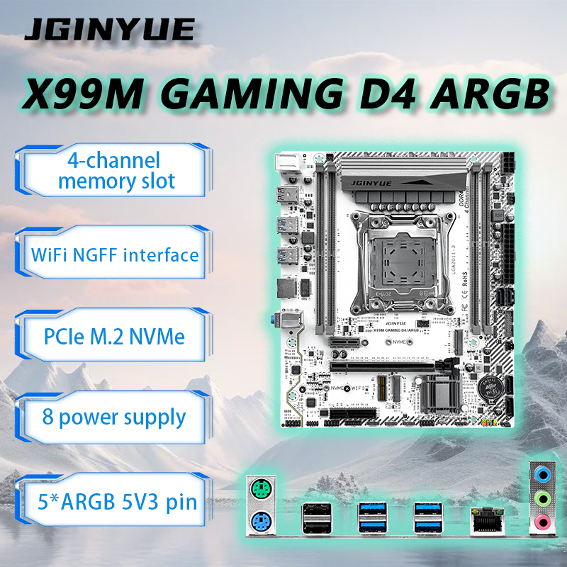Płyta główna JGINYUE X99 LGA20 – Ecc Ram Server recenzja i cena