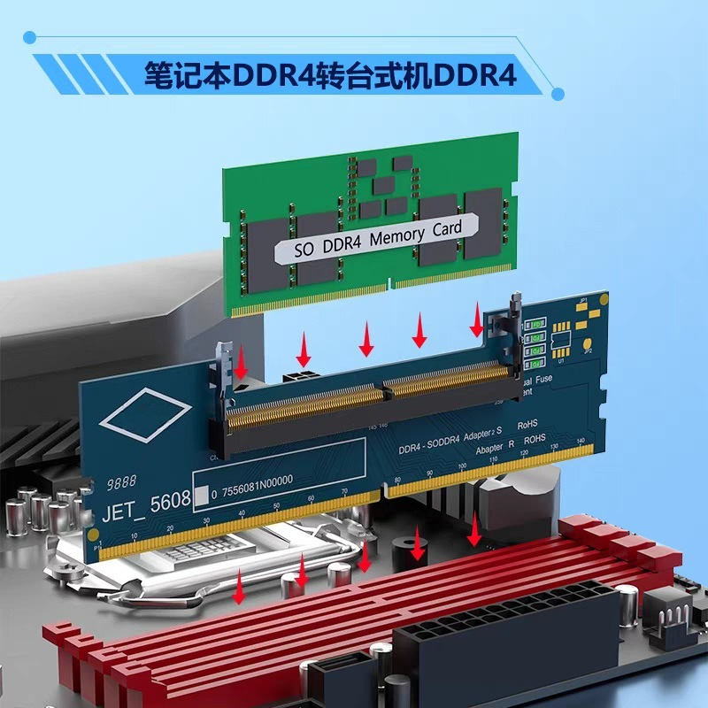 Karta adaptera DDR3 DDR4 DDR5  – Ddr4 Laptop Ram recenzja i cena